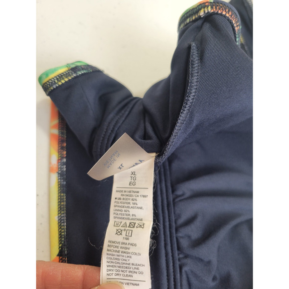 Old Navy Yellow Orange Citrus 2-Piece Bathing Suit Swim Swimsuit Women's Size XL - Picture 16 of 16